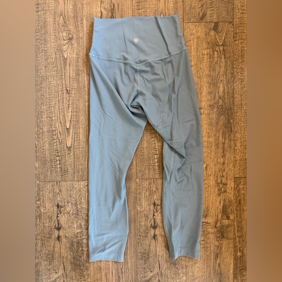Lululemon Align Ribbed High-Rise Crop 23"-Utility Blue - Picture 6 of 7